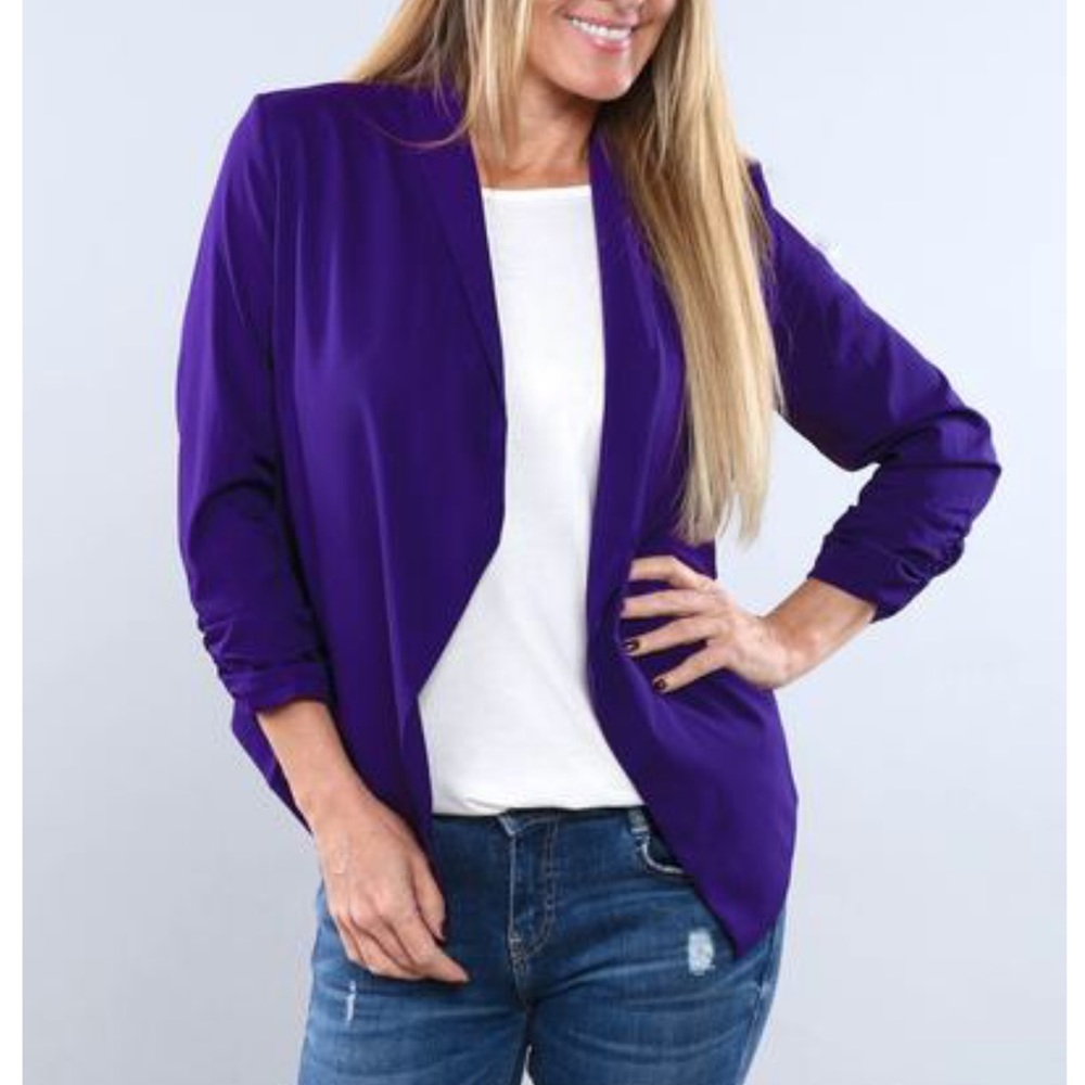 Purple Blazer